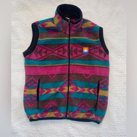Vintage Aztec zip up vest - Picture 1 of 5